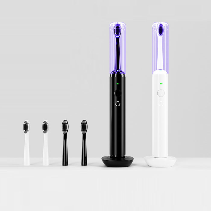 Custom Logo Design Wireless Chargeable Sonic Electric Toothbrush Soft Brush Bristles Ultraviolet Sterilization Electric Toothbrush
