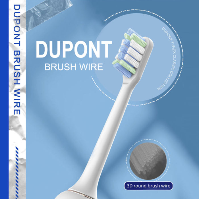 Powerful Ultrasonic Sonic Electric Toothbrush USB Charger Rechargeable Electric Brush Teeth - Image 7
