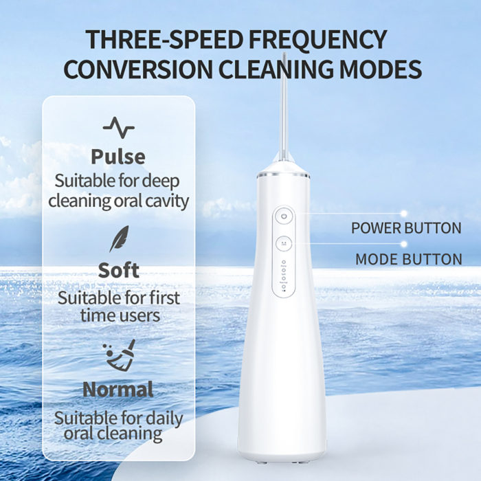 Rechargeable Cordless Portable Teeth Cleaning Dental Oral Irrigator Water Pick Electric Water Flosser - Image 3