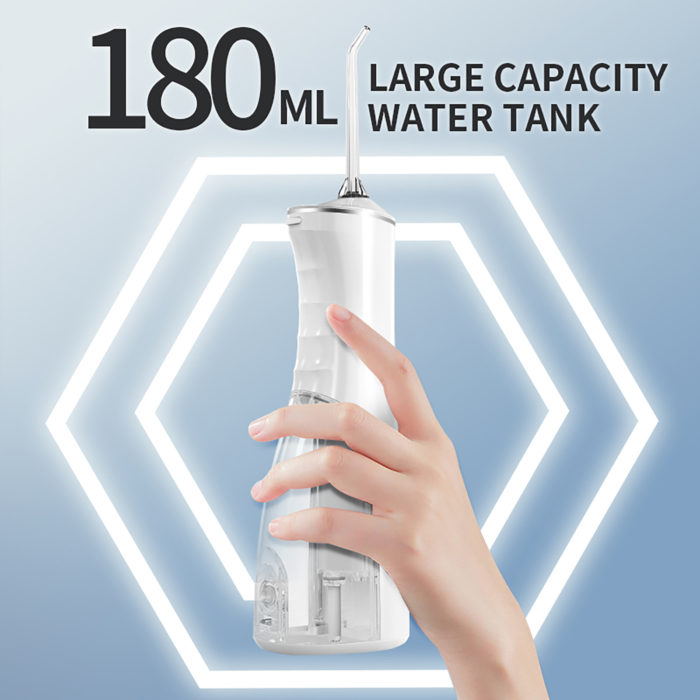 Rechargeable Cordless Portable Teeth Cleaning Dental Oral Irrigator Water Pick Electric Water Flosser - Image 5