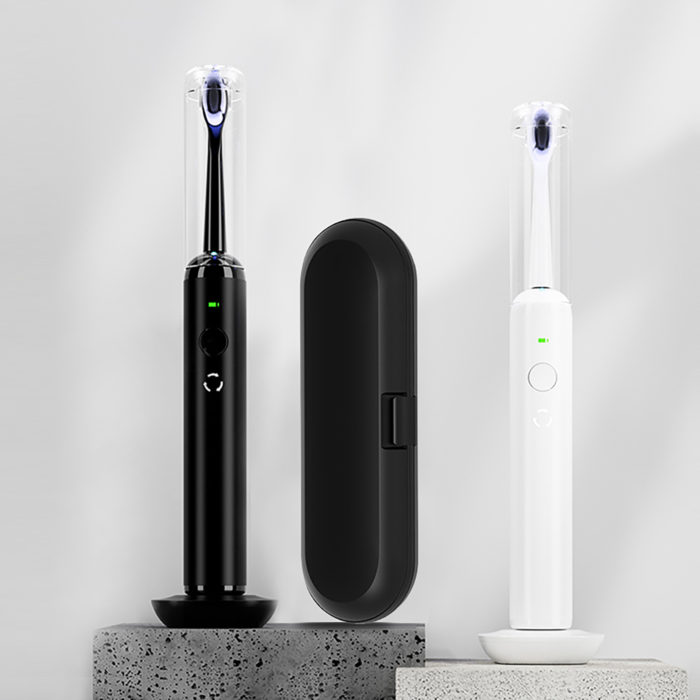 Custom Logo Design Wireless Chargeable Sonic Electric Toothbrush Soft Brush Bristles Ultraviolet Sterilization Electric Toothbrush - Image 2