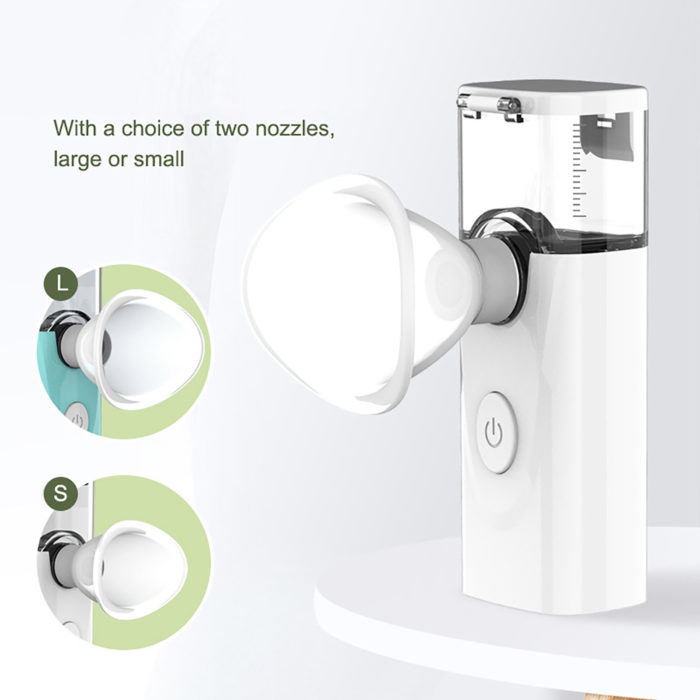 LULA Factory Supply 2 in 1 Portable Ultrasonic Facial Eye Nano Mist Sprayer Beauty Skin Care - Image 4