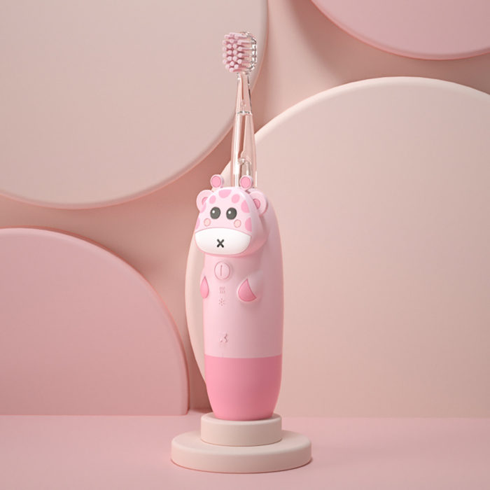 LULA Sonic Toothbrush with LED Light Brush Intelligent Timer Waterproof IPX7 Battery Powered Children Toothbrush for Boys Girls - Image 3