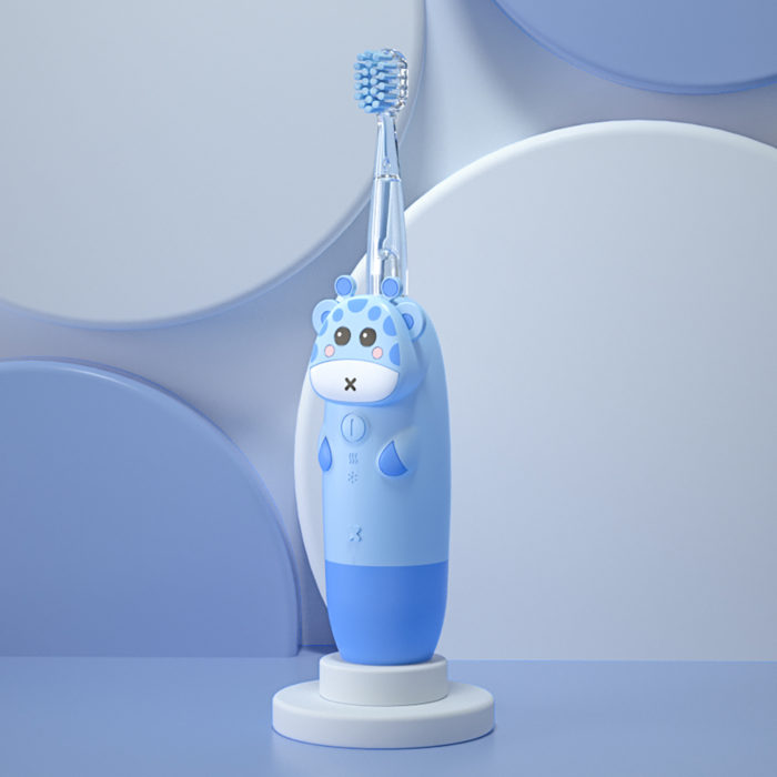 LULA Sonic Toothbrush with LED Light Brush Intelligent Timer Waterproof IPX7 Battery Powered Children Toothbrush for Boys Girls - Image 7