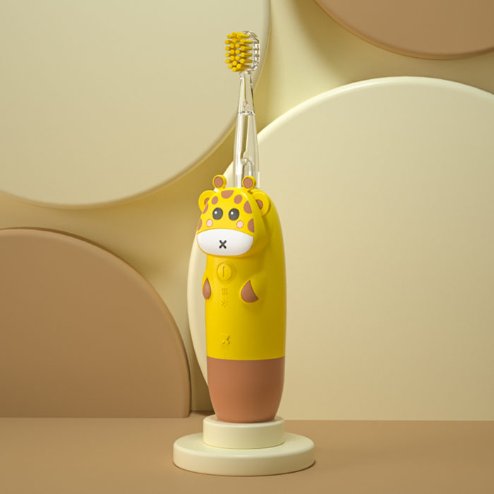 LULA Sonic Toothbrush with LED Light Brush Intelligent Timer Waterproof IPX7 Battery Powered Children Toothbrush for Boys Girls - Image 2