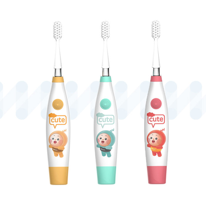 LULA Wholesale Smart Timer and IPX7 Waterproof Battery Powered Electric Toothbrush For Kids