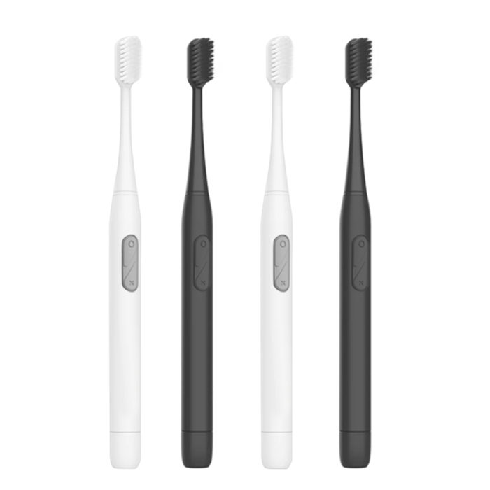 LULA Custom Logo Battery Operated Toothbrush Soft Electric Toothbrush With Replaceable Heads