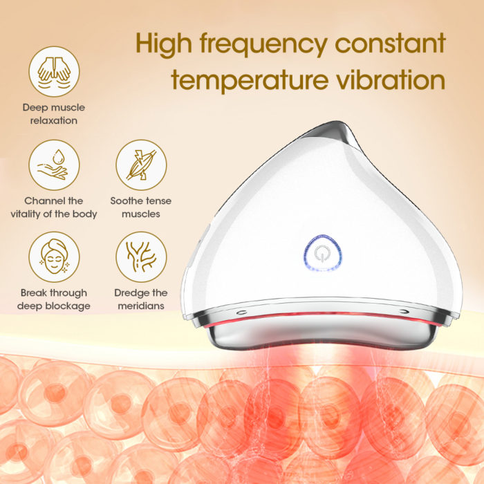LULA Wholesale Love Electric Scraping Beauty Instrument Facial Micro Current EMS Electric Gua Sha Tools Face Lift Massager - Image 3