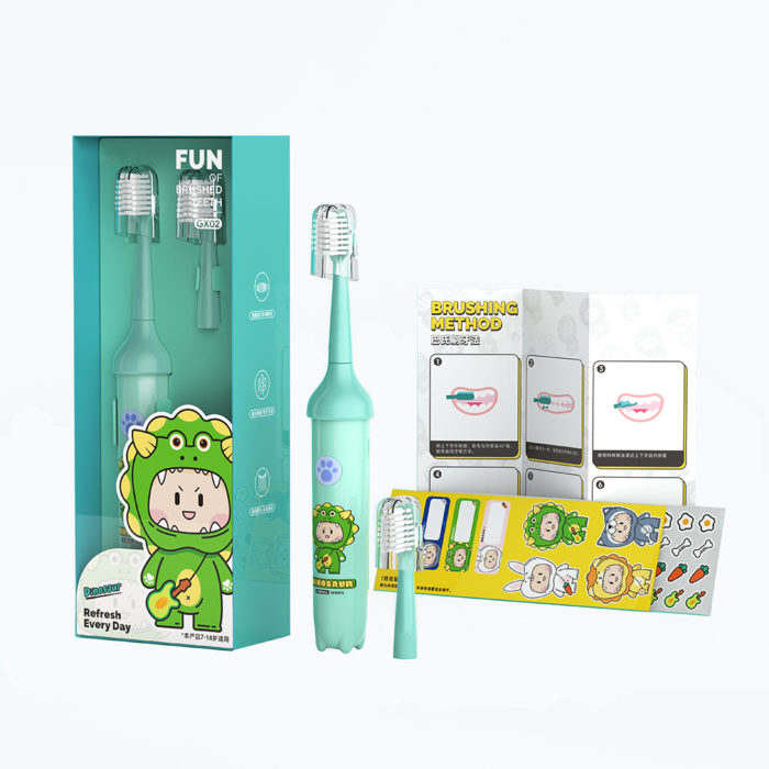 LULA OEM ODM Kids Electric Toothbrush Soft Bristles Sonic Electric Toothbrush for Kids Children