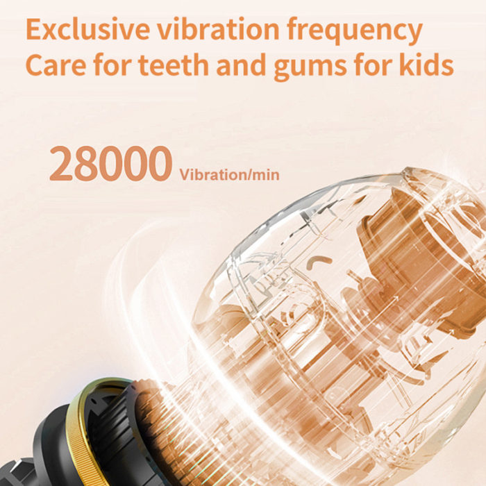 LULA Electric Toothbrush U shaped 360 Cartoon Electronic Toothbrush for Kids Children Baby - Image 6