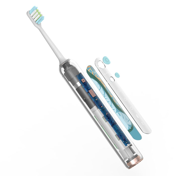 LULA Wholesale Oral Care Sonic Toothbrush Wireless Charging Rechargeable Electric Toothbrush - Image 3