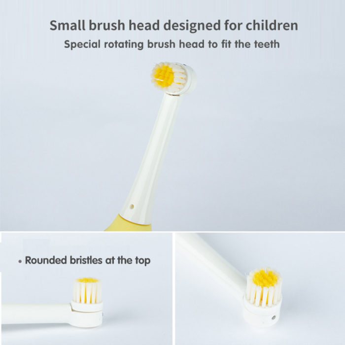 LULA Wholesale Waterproof Rotating Electronic Toothbrush Battery Powered for Kids - Image 4