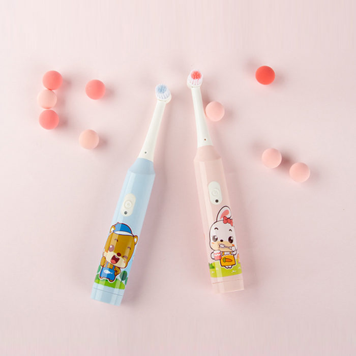 LULA Wholesale Waterproof Rotating Electronic Toothbrush Battery Powered for Kids - Image 6
