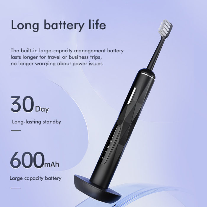 LULA 2023 New Product Electric Toothbrush IPX7 Waterproof Wireless Rechargeable Electric Toothbrush for Adult - Image 3