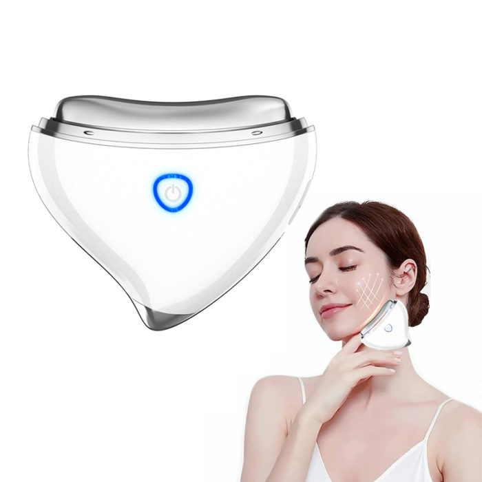 LULA Wholesale Love Electric Scraping Beauty Instrument Facial Micro Current EMS Electric Gua Sha Tools Face Lift Massager
