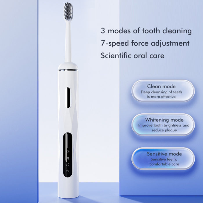 LULA 2023 New Product Electric Toothbrush IPX7 Waterproof Wireless Rechargeable Electric Toothbrush for Adult - Image 2