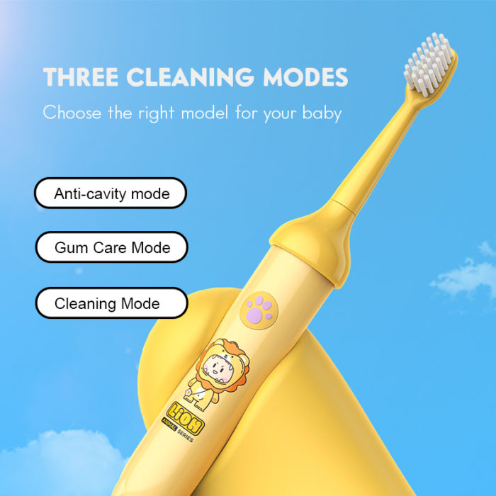 LULA OEM ODM Kids Electric Toothbrush Soft Bristles Sonic Electric Toothbrush for Kids Children - Image 6