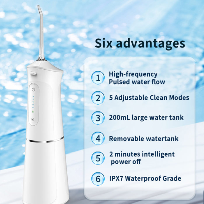 Water Flosser Teeth Cleaning Flosser Cordless Water Teeth Water Flosser - Image 4