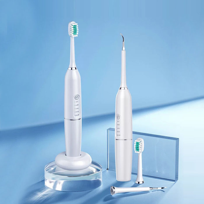 New Arrivals Touch Control Electric Toothbrush Wireless Ultrasonic Teeth Cleaner Dental Tartar Remover
