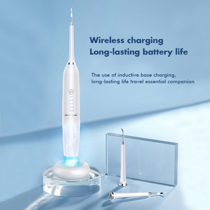 New Arrivals Touch Control Electric Toothbrush Wireless Ultrasonic Teeth Cleaner Dental Tartar Remover - Image 4