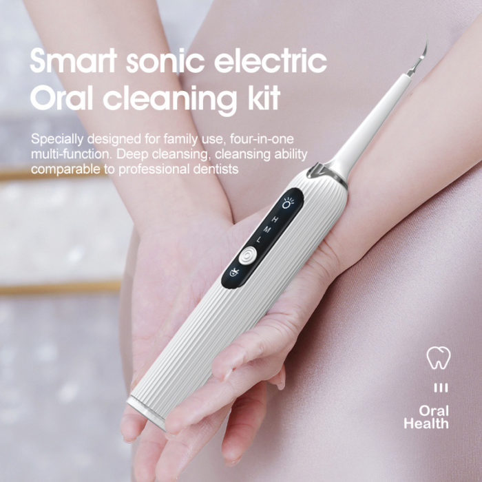 Electric Dental Scaler Vibration Tooth Calculus Remover Stains Tartar Sonic Toothbrush Cleaner - Image 5