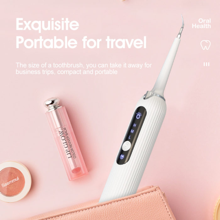 Electric Dental Scaler Vibration Tooth Calculus Remover Stains Tartar Sonic Toothbrush Cleaner - Image 4