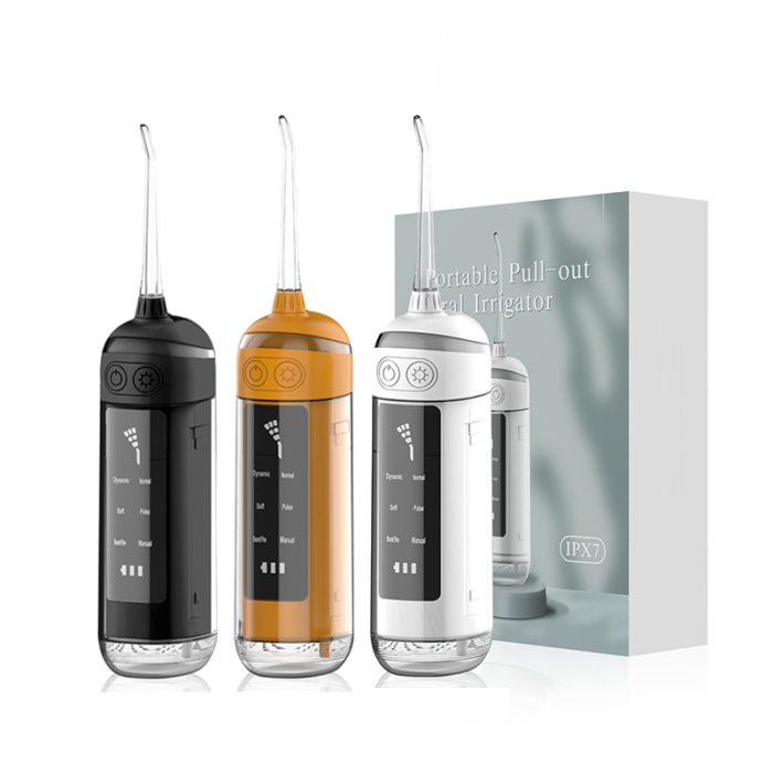 Portable Oral Irrigator Dental Water Flosser for Teeth Cleaner 6 Modes Water Flosser Pick Floss