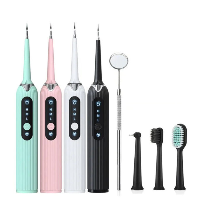 Electric Dental Scaler Vibration Tooth Calculus Remover Stains Tartar Sonic Toothbrush Cleaner