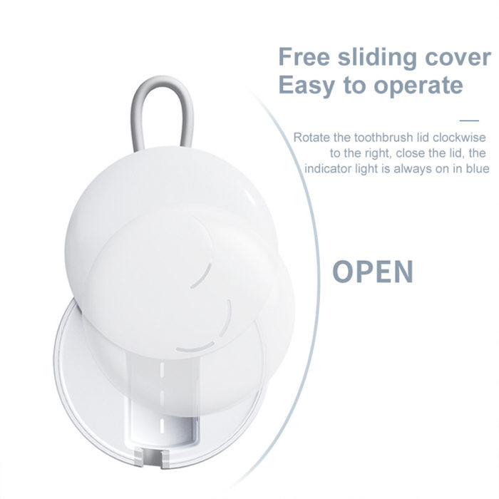 UVC Light Rechargeable Toothbrush Sterilizer for Bathroom Travel - Image 4