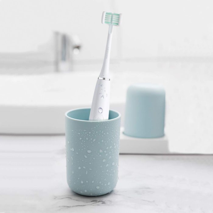 New Product 2023 Three Bristle Sonic Electric Toothbrush Patented 3 Sided toothbrush for Adults - Image 7