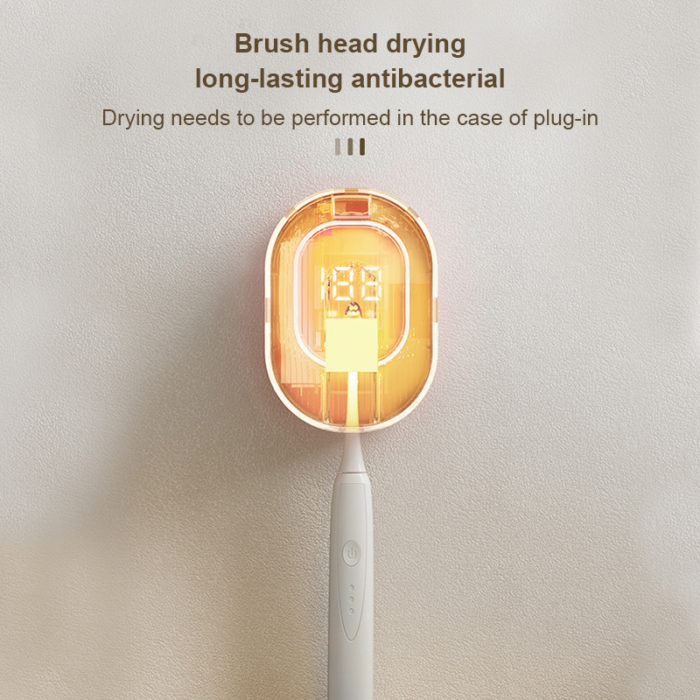 Portable Toothbrush Sanitizer Holder Wall Mounted Mini UV Toothbrush Holder Oral Hygiene Products - Image 4