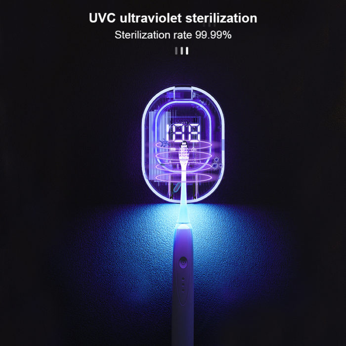 Portable Toothbrush Sanitizer Holder Wall Mounted Mini UV Toothbrush Holder Oral Hygiene Products - Image 5