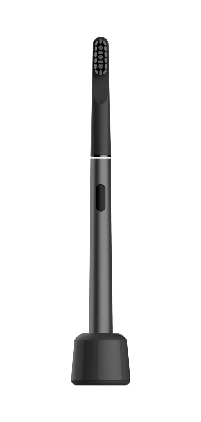 LULA Hot Sale Private Label IPX 7 Waterproof Soft Bristle Slim Metal Electric Toothbrush for Adult - Image 5