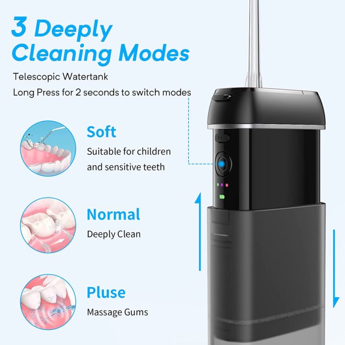 Portable Oral Irrigator Dental Mini Cordless Water Flosser - Image 2