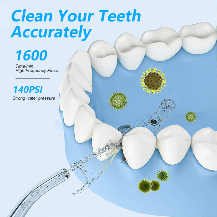 Portable Oral Irrigator Dental Mini Cordless Water Flosser - Image 4