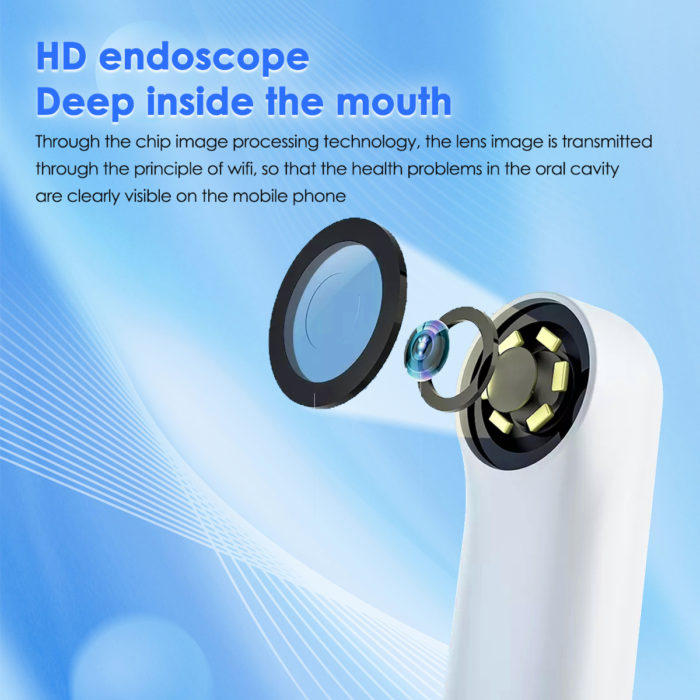 Wholesale Double Sided Electric Toothbrush Visual Tooth Oral Cavity Mirror Endoscope WiFi Mobile Smart Electric Toothbrush - Image 3