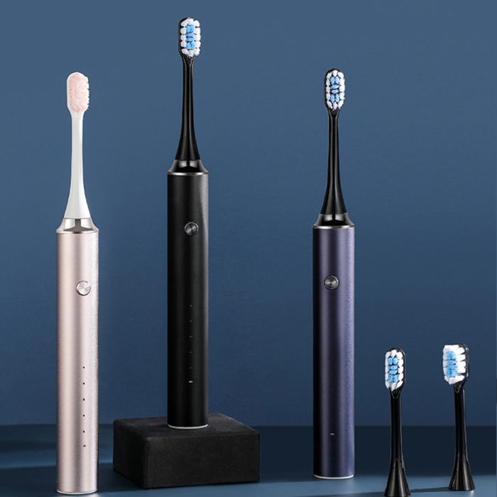 Ultrasonic Metal Electric Toothbrushes with Sonic Electric Toothbrush for Adults - Image 2