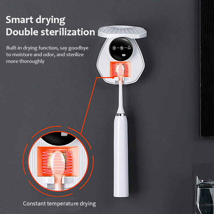 Smart Toothbrush Sterilizer Disinfection Holder and Dryer - Image 2