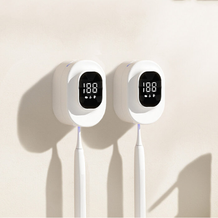 Portable Toothbrush Sanitizer Holder Wall Mounted Mini UV Toothbrush Holder Oral Hygiene Products
