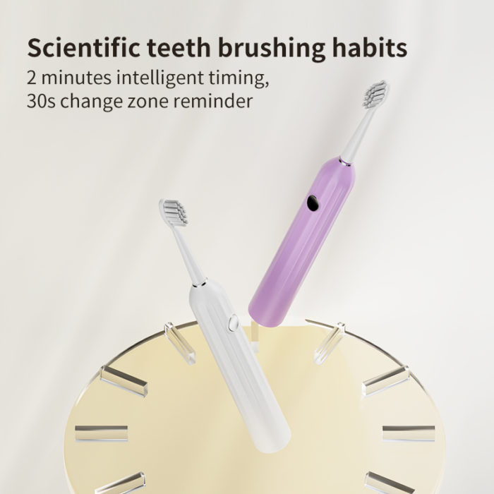 Fast Charge Ultrasonic Electric Toothbrushes with Smart Timer Sonic Electric Toothbrush for Adults - Image 4
