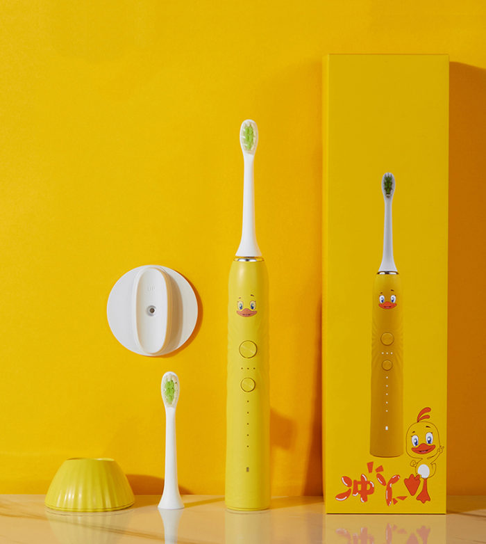 LULA Sonic Electric Toothbrush with Replacement Heads for Children - Image 2