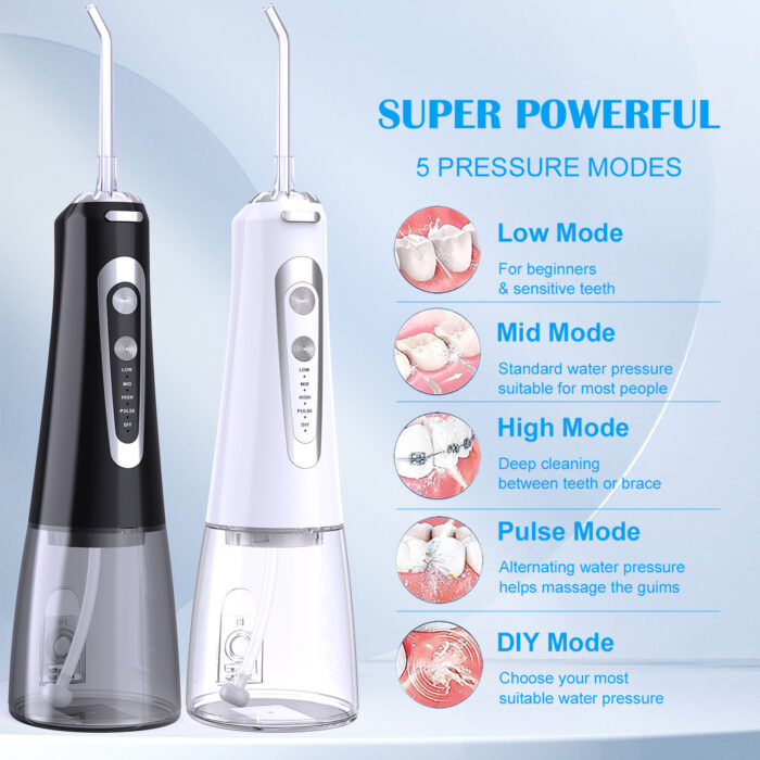 Cordless Water Flosser Oral Irrigator Teeth Cleaning Flosser Water Teeth - Image 6
