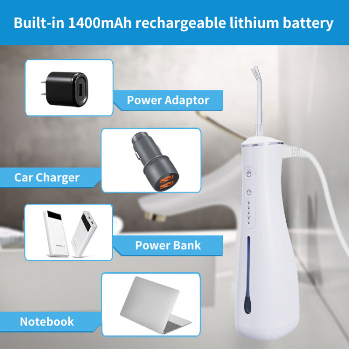 Portable Cordless Water Flosser Oral Irrigator Teeth Cleaning Flosser Water Teeth - Image 5