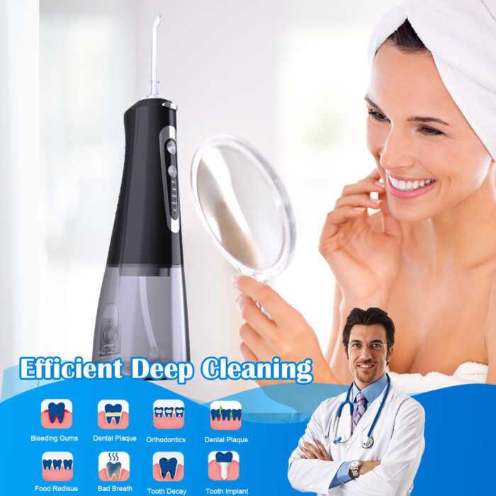 Cordless Water Flosser Oral Irrigator Teeth Cleaning Flosser Water Teeth - Image 7