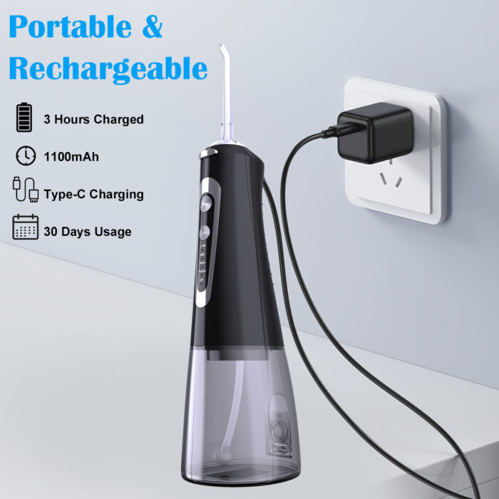 Cordless Water Flosser Oral Irrigator Teeth Cleaning Flosser Water Teeth - Image 4