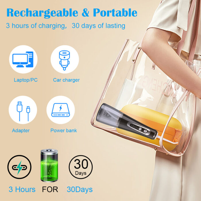 Cordless Water Flosser Oral Irrigator Teeth Cleaning Flosser Water Teeth - Image 2