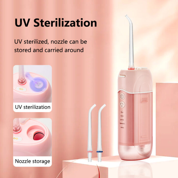 Pulse cleaning technology ultraviolet sterilization portable teeth cleaning water flosser - Image 3