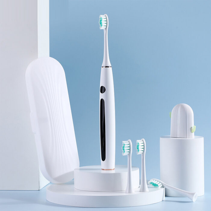 LULA OEM Rechargeable UVC Sterilizer Air Adult Electric Toothbrush with Travel Case - Image 7