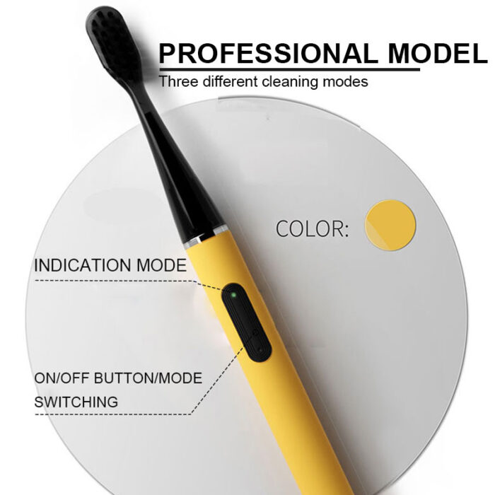 Wholesale High End Luxury OEM 3 Work Modes Slim Soft Sonic Electric Toothbrush - Image 4