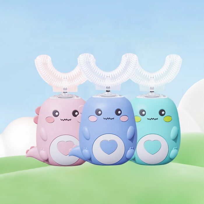 Wholesale Customized Silicone Electric U Shaped Toothbrush Kids